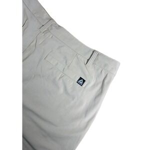 Reebok Khaki Golf Pants Mens Size 42x32 100% Polyester Flexible Pants
